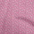 thumbnail image 1 of oneOone Cotton Poplin Pink Fabric Christmas Sewing Fabric By The Yard Printed Diy Clothing Sewing Supplies 42 Inch Wide, 1 of 5