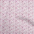 thumbnail image 1 of oneOone Cotton Poplin Pink Fabric Heart Dress Material Fabric Print Fabric By The Yard 56 Inch Wide, 1 of 4