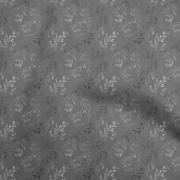 oneOone Cotton Poplin Pink Fabric Leaves Craft Projects Decor Fabric Printed By The Yard 42 Inch Wide