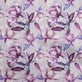 thumbnail image 1 of oneOone Cotton Poplin Purple Fabric Florals Craft Projects Decor Fabric Printed By The Yard 42 Inch Wide, 1 of 6