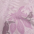 thumbnail image 1 of oneOone Cotton Poplin Purple Fabric Tropical Birds With Leaves Sewing Craft Projects Fabric Prints By Yard 56 Inch Wide, 1 of 4