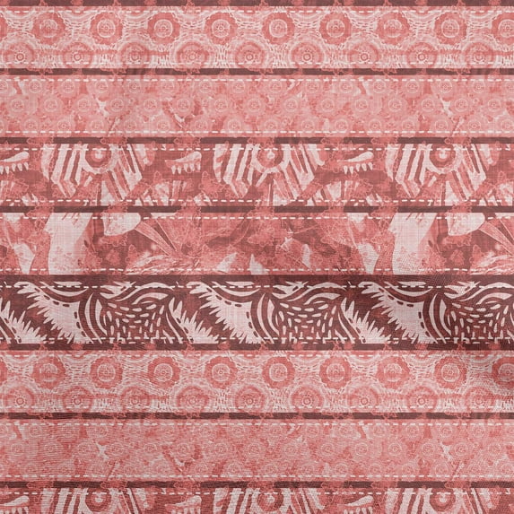oneOone Cotton Poplin Red Fabric Aaian Batik Sewing Craft Projects Fabric Prints By Yard 56 Inch Wide