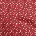 thumbnail image 1 of oneOone Cotton Poplin Red Fabric Floral Craft Projects Decor Fabric Printed By The Yard 42 Inch Wide, 1 of 5