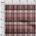 thumbnail image 1 of oneOone Cotton Poplin Red Fabric Madras Check Dress Material Fabric Print Fabric By The Yard 42 Inches Wide, 1 of 4