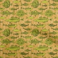 thumbnail image 1 of oneOone Cotton Poplin Rust Brown Fabric Ocean Fish Craft Projects Decor Fabric Printed By The Yard 56 Inch Wide, 1 of 4