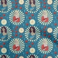 thumbnail image 1 of oneOone Cotton Poplin Teal Blue Fabric Christmas Jesus Birth Dress Material Fabric Print Fabric By The Yard 42 Inch Wide, 1 of 1