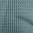thumbnail image 1 of oneOone Cotton Poplin Turquoise Blue Fabric Asian Kilim Sewing Craft Projects Fabric Prints By Yard 42 Inch Wide, 1 of 5