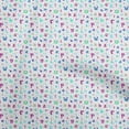 thumbnail image 1 of oneOone Cotton Poplin Twill Aqua Blue Fabric Alphabet Sewing Material Print Fabric By The Yard 56 Inch Wide, 1 of 5