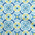 thumbnail image 1 of oneOone Cotton Poplin Twill Aqua Blue Fabric Block Quilting Supplies Print Sewing Fabric By The Yard 56 Inch Wide-W1, 1 of 6