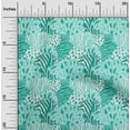 thumbnail image 1 of oneOone Cotton Poplin Twill Aquamarine Green Fabric Skins Animal Sewing Craft Projects Fabric Prints By Yard 56 Inch Wide, 1 of 2