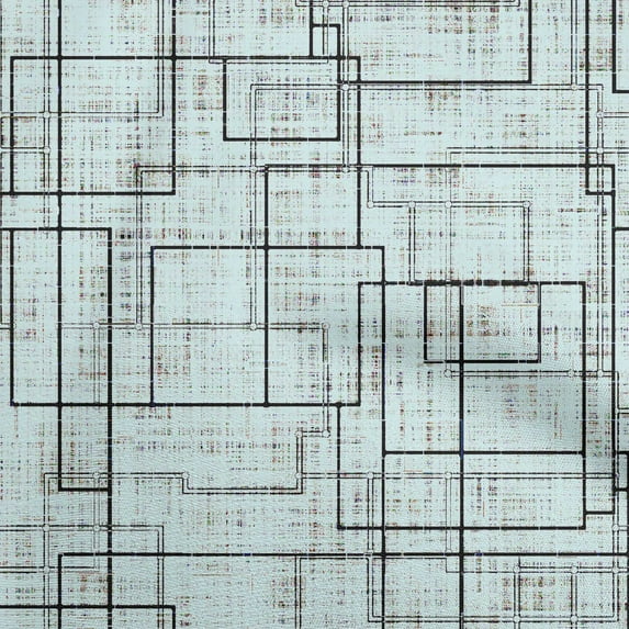 oneOone Cotton Poplin Twill Baby Blue Fabric Geometric Quilting Supplies Print Sewing Fabric By The Yard 56 Inch Wide-7R