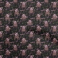 thumbnail image 1 of oneOone Cotton Poplin Twill Black Fabric Circus Sewing Fabric By The Yard Printed Diy Clothing Sewing Supplies 56 Inch Wide-aB, 1 of 5