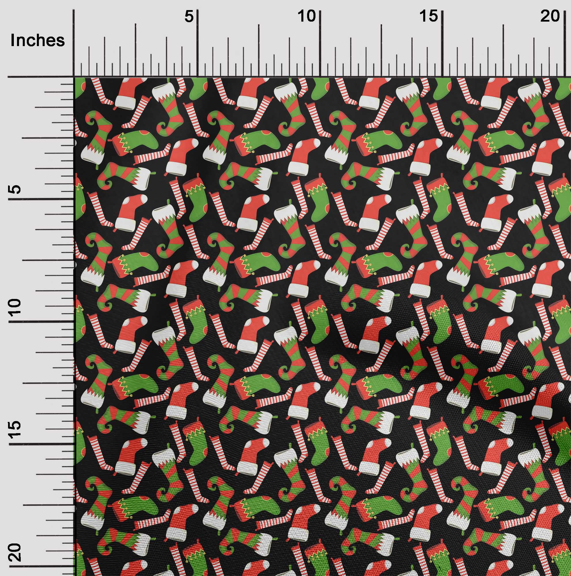 oneOone Cotton Poplin Twill Black Fabric Merry Christmas Craft Projects Decor Fabric Printed By The Yard 56 Inch Wide-CNP