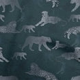 thumbnail image 1 of oneOone Cotton Poplin Twill Blue Fabric Animal Craft Projects Decor Fabric Printed By The Yard 56 Inch Wide, 1 of 4