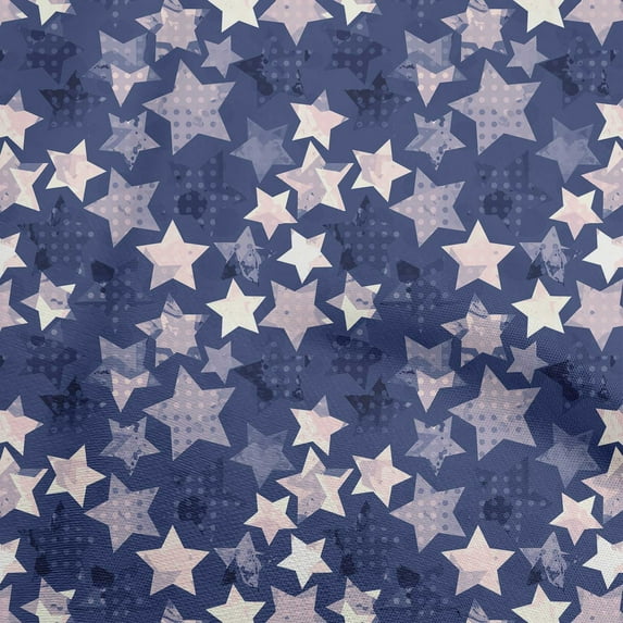 oneOone Cotton Poplin Twill Blue Fabric Galaxy Sewing Fabric By The Yard Printed Diy Clothing Sewing Supplies 56 Inch Wide