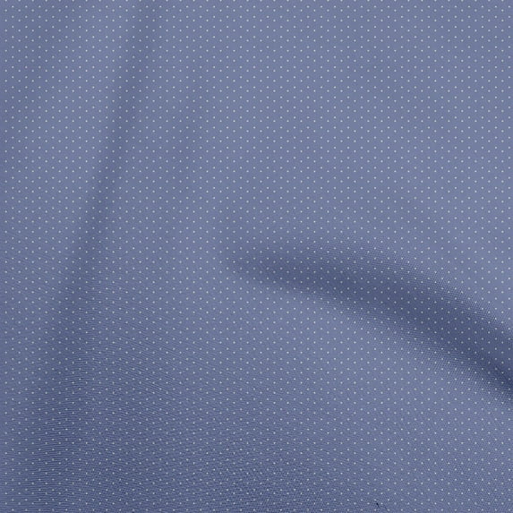 oneOone Cotton Poplin Twill Bluish Violet Fabric Polka Sewing Craft Projects Fabric Prints By Yard 56 Inch Wide
