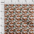 thumbnail image 1 of oneOone Cotton Poplin Twill Brown Fabric Cloud & Bird Cartoon Craft Projects Decor Fabric Printed By The Yard 56 Inch Wide, 1 of 4