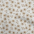 thumbnail image 1 of oneOone Cotton Poplin Twill Brown Fabric Florals Fabric For Sewing Printed Craft Fabric By The Yard 56 Inch Wide, 1 of 6