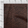 thumbnail image 1 of oneOone Cotton Poplin Twill Brown Fabric Giraffe Animal Skin Craft Projects Decor Fabric Printed By The Yard 56 Inch Wide, 1 of 4