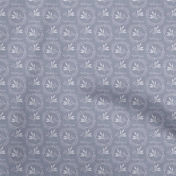 oneOone Cotton Poplin Twill Coin Gray Fabric Block Sewing Craft Projects Fabric Prints By Yard 56 Inch Wide-W4