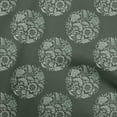thumbnail image 1 of oneOone Cotton Poplin Twill Dark Green Fabric Asian Batik Floral Sewing Fabric By The Yard Printed Diy Clothing Sewing Supplies 56 Inch Wide, 1 of 4