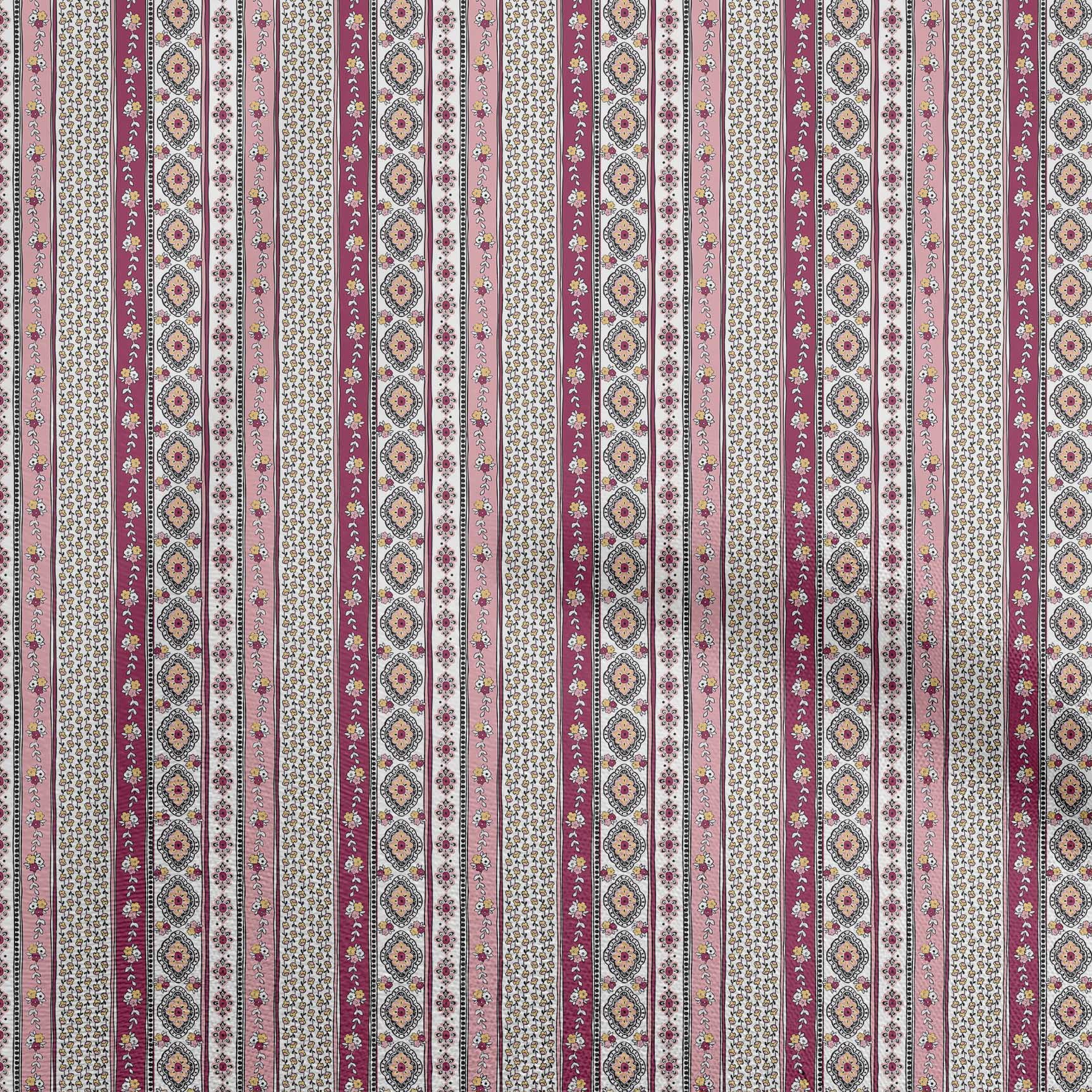 oneOone Cotton Poplin Twill Dark Magenta Fabric Words Of Wisdom For The Happy Couple Advice Card Floral Border Quilting Supplies Print Sewing Fabric By The Yard 56 Inch Wide