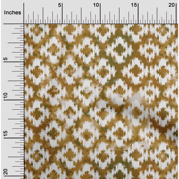 oneOone Cotton Poplin Twill Dark Olive Green Fabric Paisley & Floral Craft Projects Decor Fabric Printed By The Yard 56 Inch Wide-B5C