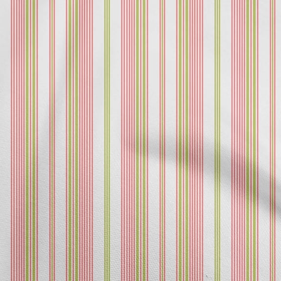 oneOone Cotton Poplin Twill Dark Peach Fabric Stripes Diy Clothing Quilting Fabric Print Fabric By Yard 56 Inch Wide-M3