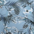 thumbnail image 1 of oneOone Cotton Poplin Twill Dusty Blue Fabric Florals Sewing Fabric By The Yard Printed Diy Clothing Sewing Supplies 56 Inch Wide, 1 of 6