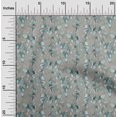 thumbnail image 1 of oneOone Cotton Poplin Twill Dusty Gray Fabric Leaves Watercolor Fabric For Sewing Printed Craft Fabric By The Yard 56 Inch Wide, 1 of 4