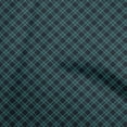thumbnail image 1 of oneOone Cotton Poplin Twill Dusty Teal Green Fabric Check Dress Material Fabric Print Fabric By The Yard 56 Inch Wide-9Z, 1 of 5