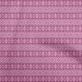 thumbnail image 1 of oneOone Cotton Poplin Twill Fuschia Pink Fabric Tribal Diy Clothing Quilting Fabric Print Fabric By Yard 56 Inch Wide, 1 of 5