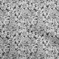 thumbnail image 1 of oneOone Cotton Poplin Twill Gray Fabric Florals Sewing Material Print Fabric By The Yard 56 Inch Wide, 1 of 5