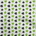 thumbnail image 1 of oneOone Cotton Poplin Twill Green Fabric Poker Card Diy Clothing Quilting Fabric Print Fabric By Yard 56 Inch Wide, 1 of 4