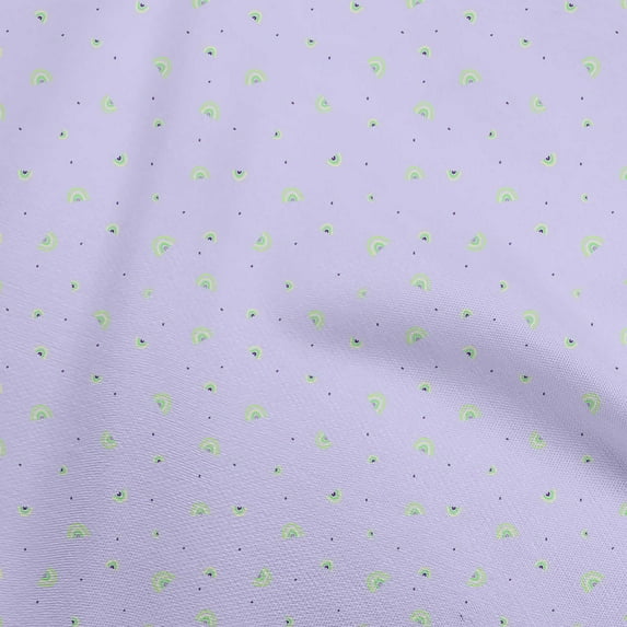 oneOone Cotton Poplin Twill Lavender Fabric Kids Rainbow Sewing Craft Projects Fabric Prints By Yard 56 Inch Wide