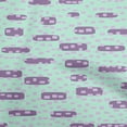 thumbnail image 1 of oneOone Cotton Poplin Twill Light Blue Fabric Geometric Rounded Rectangle Fabric For Sewing Printed Craft Fabric By The Yard 56 Inch Wide, 1 of 4