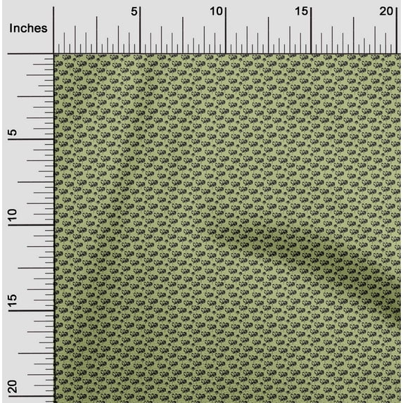 oneOone Cotton Poplin Twill Light Green Fabric Abstracts Sewing Craft Projects Fabric Prints By Yard 56 Inch Wide