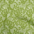 thumbnail image 1 of oneOone Cotton Poplin Twill Light Green Fabric Lace Floral Quilting Supplies Print Sewing Fabric By The Yard 56 Inch Wide, 1 of 6