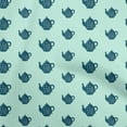 thumbnail image 1 of oneOone Cotton Poplin Twill Light Mint Green Fabric Tea Kettle Quilting Supplies Print Sewing Fabric By The Yard 56 Inch Wide-3R, 1 of 6