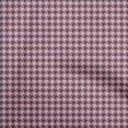 thumbnail image 1 of oneOone Cotton Poplin Twill Light Pink Fabric Houndstooth Sewing Craft Projects Fabric Prints By Yard 56 Inch Wide, 1 of 4
