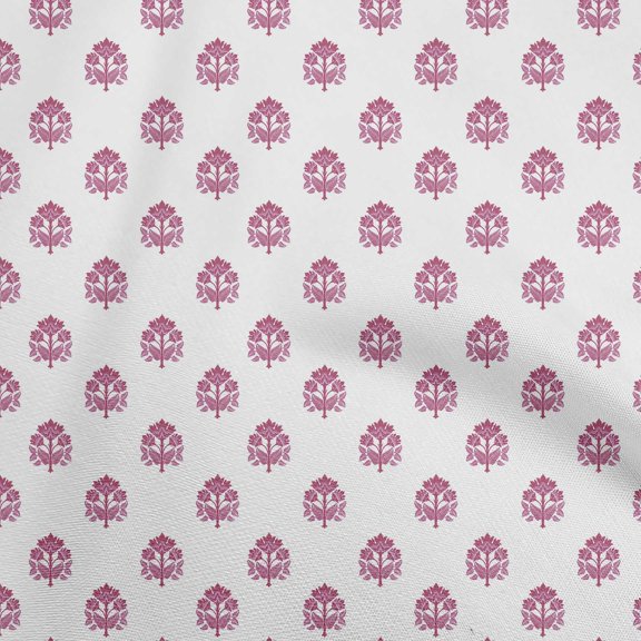 oneOone Cotton Poplin Twill Magenta Fabric Block Craft Projects Decor Fabric Printed By The Yard 56 Inch Wide-TP