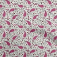 thumbnail image 1 of oneOone Cotton Poplin Twill Magenta Fabric Paisleys Craft Projects Decor Fabric Printed By The Yard 56 Inch Wide, 1 of 1