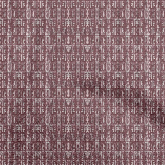 oneOone Cotton Poplin Twill Maroon Fabric Texture Fabric For Sewing Printed Craft Fabric By The Yard 56 Inch Wide