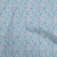 thumbnail image 1 of oneOone Cotton Poplin Twill Medium Blue Fabric Floral Craft Projects Decor Fabric Printed By The Yard 56 Inch Wide, 1 of 4