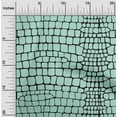 thumbnail image 1 of oneOone Cotton Poplin Twill Mint Green Fabric Crocodile Animal Skin Diy Clothing Quilting Fabric Print Fabric By Yard 56 Inch Wide, 1 of 2