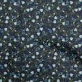 thumbnail image 1 of oneOone Cotton Poplin Twill Navy Blue Fabric Asian Paisley Floral Quilting Supplies Print Sewing Fabric By The Yard 56 Inch Wide, 1 of 4