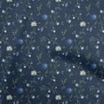 thumbnail image 1 of oneOone Cotton Poplin Twill Navy Blue Fabric Floral Quilting Supplies Print Sewing Fabric By The Yard 56 Inch Wide, 1 of 5