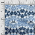 thumbnail image 1 of oneOone Cotton Poplin Twill Navy Blue Fabric Geometric Shibori Sewing Fabric By The Yard Printed Diy Clothing Sewing Supplies 56 Inch Wide, 1 of 2