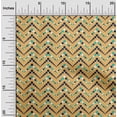 thumbnail image 1 of oneOone Cotton Poplin Twill Pale Orange Fabric Chevron Geometric Craft Projects Decor Fabric Printed By The Yard 56 Inch Wide, 1 of 1