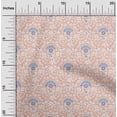 thumbnail image 1 of oneOone Cotton Poplin Twill Peach Fabric Floral Mandala Diy Clothing Quilting Fabric Print Fabric By Yard 56 Inch Wide, 1 of 4